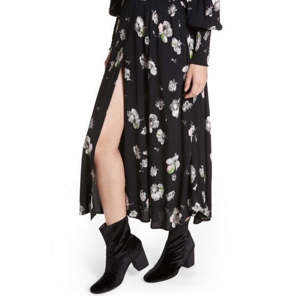 Free People So Sweetly Wrap Dress 70s - Picture 3 of 4